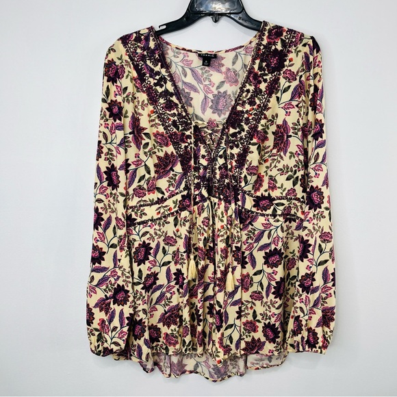 Torrid EUC women’s babydoll embroidered Top - Picture 3 of 15
